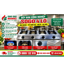 Bếp Bán Công Nghiếp 4 Lò