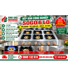 Bếp Bán Công Nghiếp 6 Lò