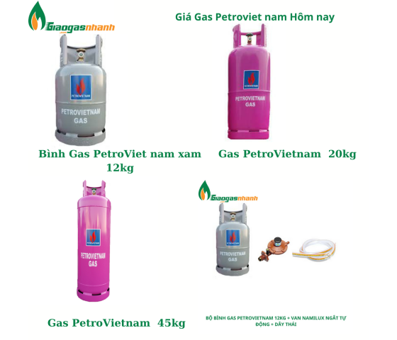 Giá gas Petrovietnam Hôm Nay