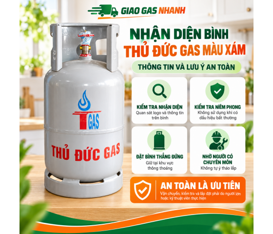 Bình Gas Xám Thủ Đức 12kg