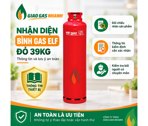 Elf Gas bò 39kg