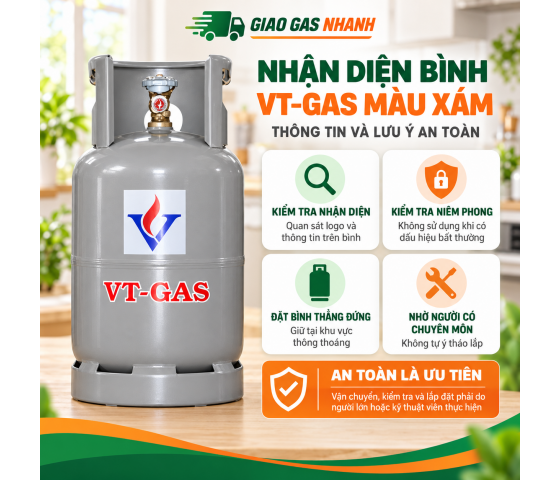 Gas VT gas xám 12kg