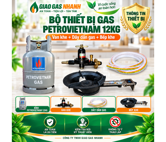 Bộ Bình Gas  Bếp Khè