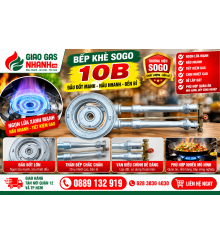 BẾP GAS CÔNG NGHIỆP KHÈ SOGO GT 10B