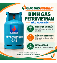Bình Gas Petro Vietnam Xanh Biền