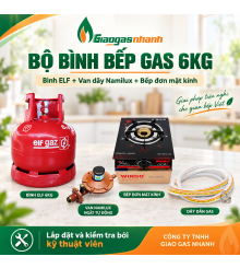 Bộ Bính Gas 6kg Bếp Đơn